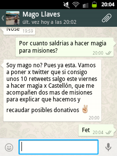 MisionesIkitoa's tweet photo. Si este twit alcanza 10 RT el @MagoLlaves se compromete a hacer magia solidaria por Castellón este viernes http://t.co/qDfHWv4gmb