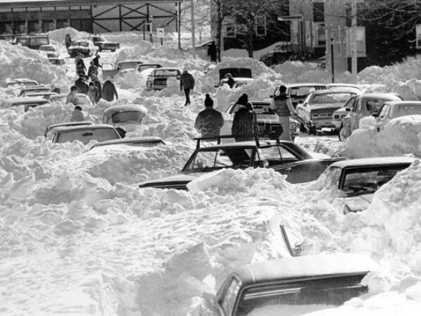 Бостон после снегопада 6 февраля 1978 года - фото 1