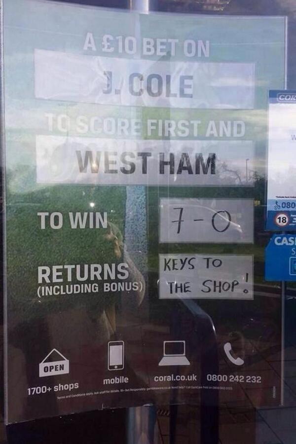 paultull's tweet image. West Ham ......................