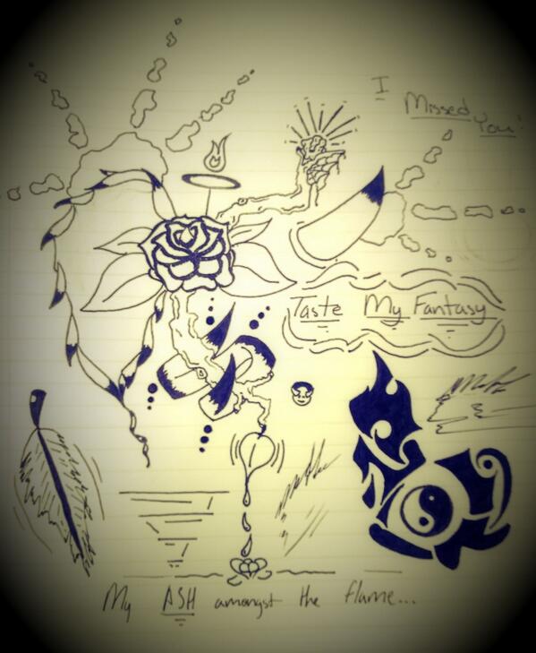 The ASH amongst my flame... Another piece by Monty Casper <3