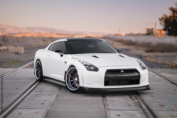 Nissan's tweet photo. We like this RT @SpeedlineFW: “@PASMAG:http://t.co/m0WdEqpnyV http://t.co/ByCy07tXDT” such an unbelievable kit for the GTR #gtr #stance