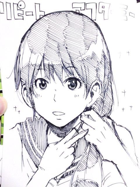 友人へのサイン本の善美、眼鏡外して髪束ねてないと誰ですかレベル。笑
バイト先の書店では「1巻にイラスト描きます(勤務中は描けないので持ち帰って描きます)キャンペーン」中。いずれ2巻でもやらせていただく…かも。