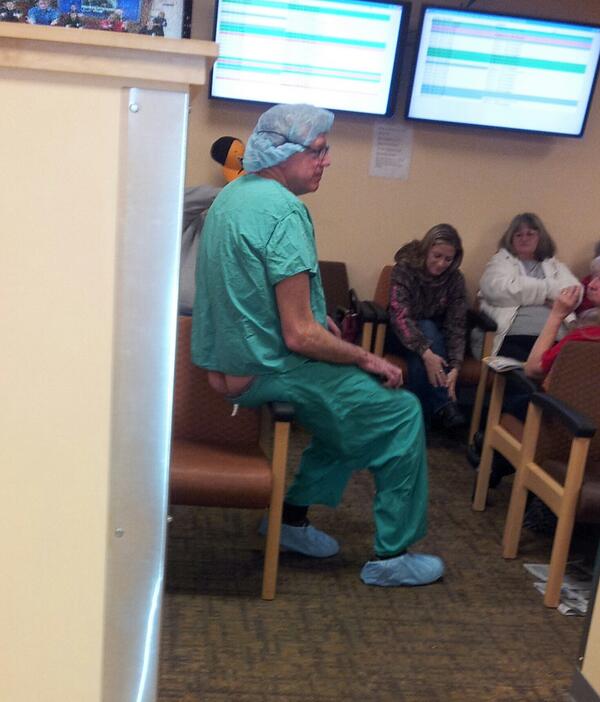 crb1423's tweet photo. Cabell Huntington hospital's newest doctor.  Dr. Harry Asscrackin http://t.co/Yc3MbcvZLP