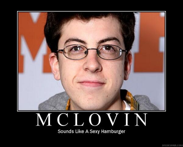 RETWEET if you Remember this SEX GOD! #mclovin #superbad #gangsters #funny ...