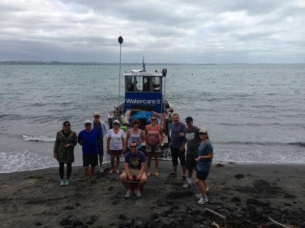 We were proud to have @iagnz on board. 1000 litres cleaned off Rangitoto Island in #auckland #seaheroes