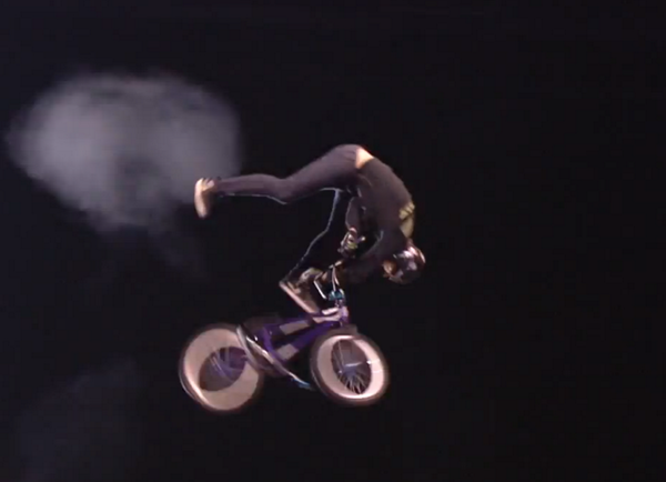 VIDEO: A scooter rider performs the first BMX front flip and makes it look easy. bit.ly/1kVp745