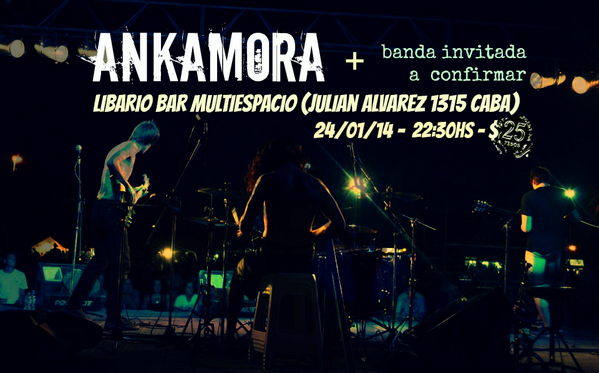 ANKAMORA's tweet photo. ESTE VIERNES NUESTRA PRIMERA FECHA DEL AÑO!! TE ESPERAMOS A PARTIR DE LAS 22.30 HS !! ABRAZO!! ANKAMORA. http://t.co/CGOcbXzu8Q