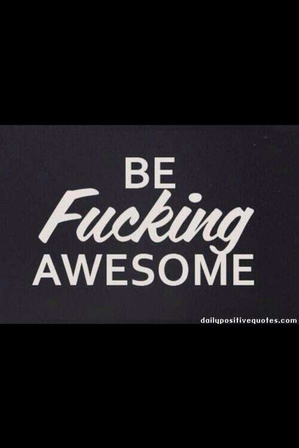tattooed_babe's tweet photo. Just be fucking awesome. http://t.co/xgmaqJnV5G