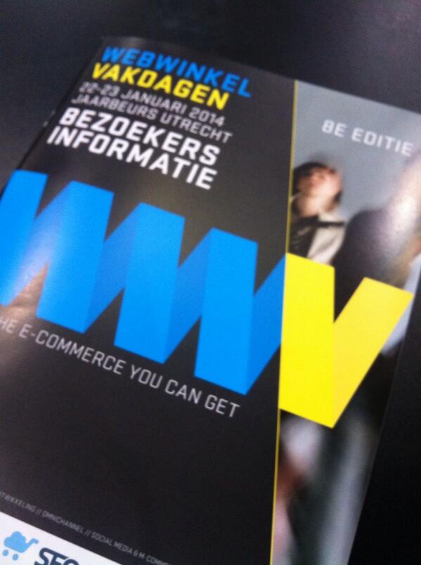 Vandaag bij de webwinkel vakdagen #WWV14