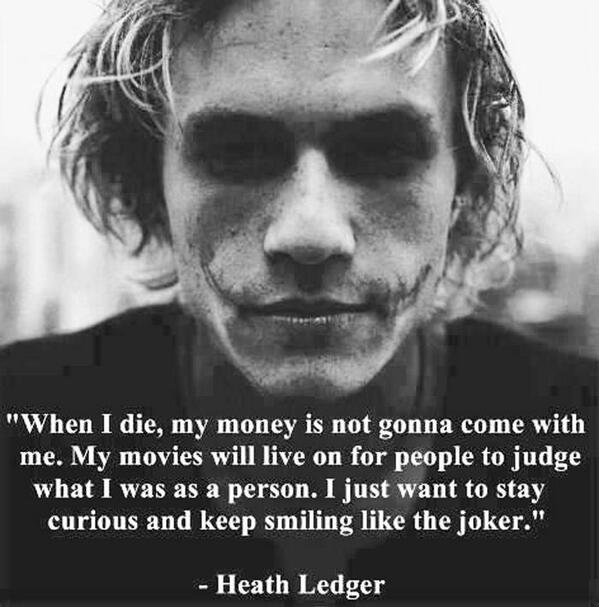 Heath Ledger passed away 6 years ago from today. Rest In Peace