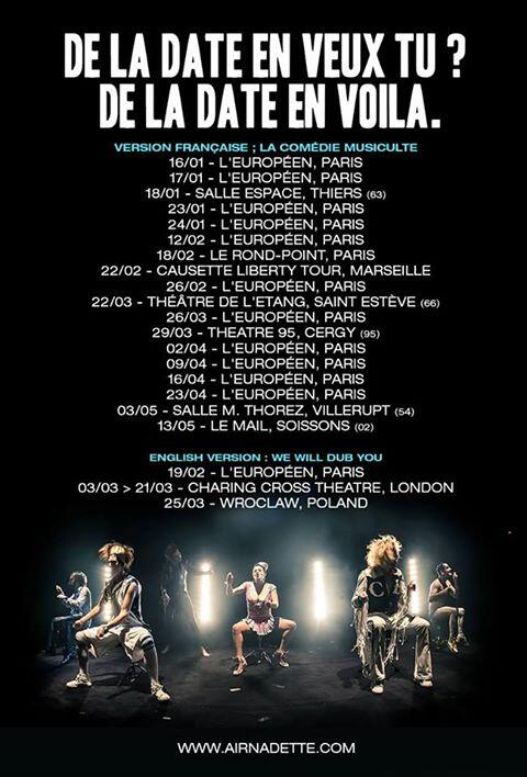 je ferai mes premiers pas avec Chutney Spears dans la déjantée Musiculte des AIRNADETTE 23/24 janvier#Européen