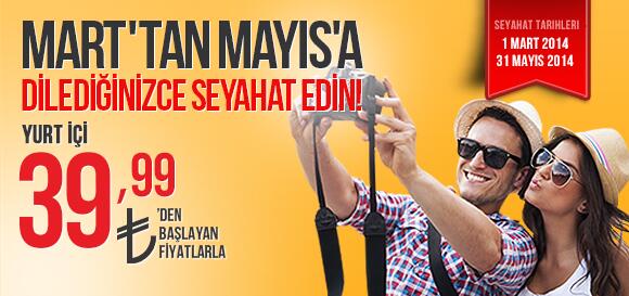 21-26 Ocak tarihleri arasında biletinizi alın , 01 Mart - 31 Mayıs tarihleri arasında 39 TL ye uçun !! #thalassatours