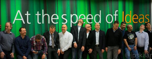 ManishSablok's tweet image. “@jpskaar: One team to rule them all! Yellow team rocks big time #ALUeSKO14 @ALUEnterprise @ALUEntCNE http://t.co/D0k9gVlqiZ” ROCKING!!!