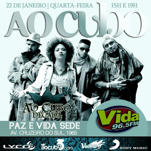 vulcamshows's tweet photo. SHOWS HOJE DO GRUPO @AOCUBOOFICIAL .. 
AV. CRUZEIRO DO SUL, 1965 -  PAZ E VIDA SEDE - SP ..
15 HRS Á 19HRS , BORA ? http://t.co/sA5V8VdknF