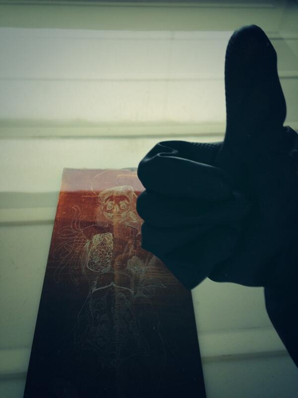 KFionart's tweet image. #acidetching