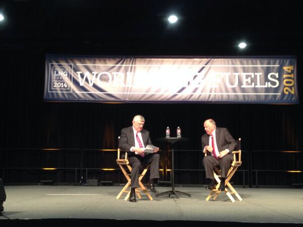 Zeus_Events's tweet photo. T. Boone Pickens delivering luncheon keynote at World #LNG 2014. http://t.co/tYxh6Qc36D