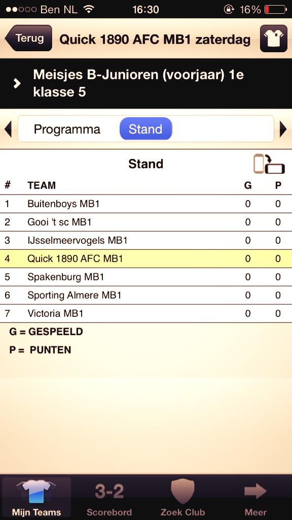 QuickMB1's tweet photo. Zaterdag begint de mb1 weer met een nieuwe competitie. Eerste wedstrijd is THUIS om 13:45⚽️AfcQuick-ijsselmeervogels http://t.co/hpWNWpZMpc