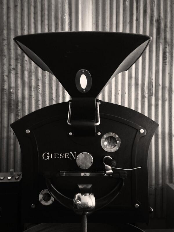 This machine roasts the select blend of beans that goes into every bag of Marco Paolo coffee