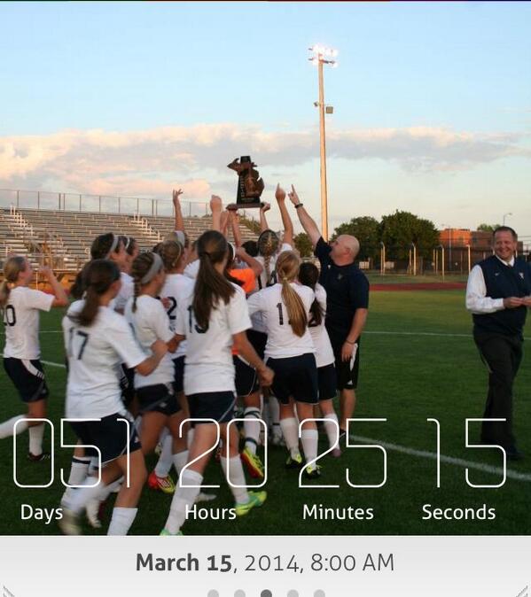 Countdown to first game!! #TTSoccer14 #driven #determined #dedicated
