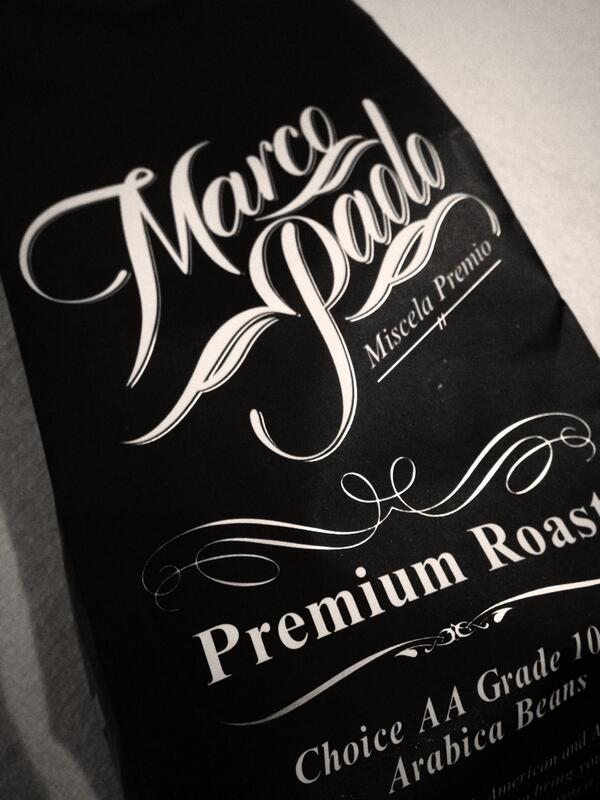 A bag of our finest Blend to order mail info@marcopaolocafe.com