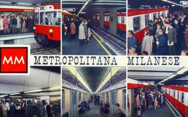 TraininkMilano's tweet photo. Dritti dritti dagli anni 60 #milano #train #crazyforthewagons http://t.co/OAMSzLC1a6