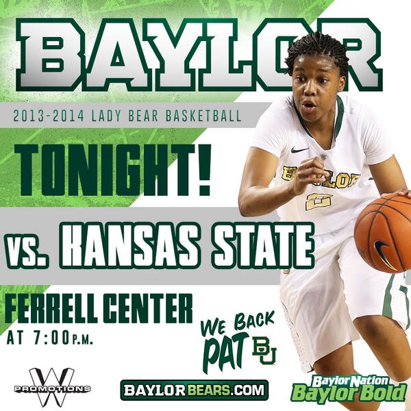 BaylorAthletics's tweet photo. RT @BaylorWBB: Join us tonight to help bring awareness to Pat Summitt Foundation/fight against Alzheimer’s #WeBackPat http://t.co/yPCct7eIjW