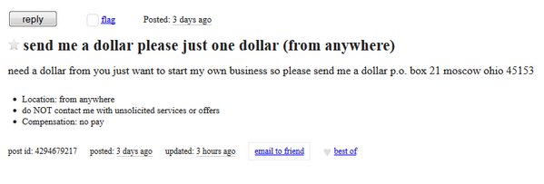 NoJobNeeded's tweet photo. This is a pathetic way to raise start-up capital! Don't do this ... http://t.co/5kiqLDqWrv