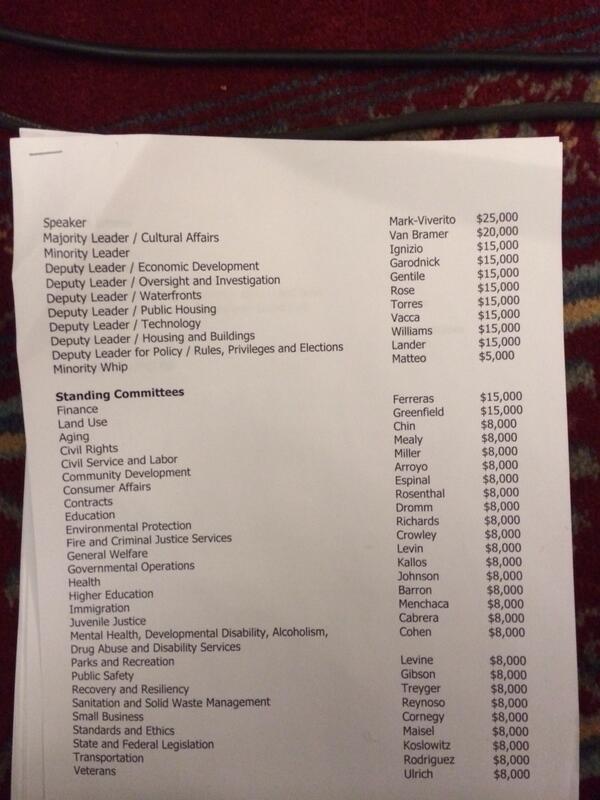 katetaylornyt's tweet image. And now the spoils: Here's the list of Council appointments &amp;amp; lulus