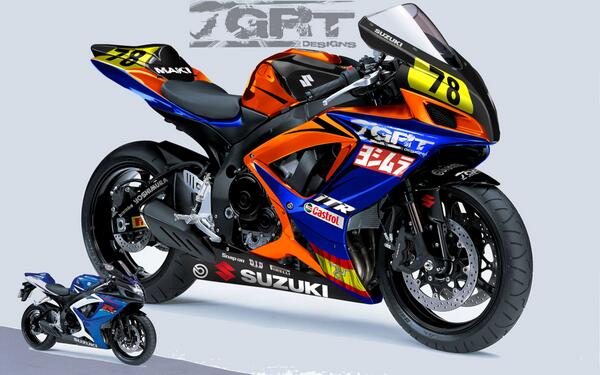 GRTdesigns's tweet photo. Suzuki GSXR 750 K7 - GRT designs http://t.co/YUXwYcN00I