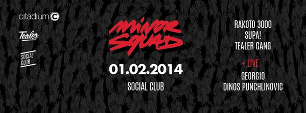 citadium's tweet photo. RT pour gagner 2 places pour la soirรฉe #minorsquad le 01/02/14 @parissocialclub ! + dโinfos: http://t.co/V3vjY2L14b http://t.co/TQM6AnKSMH