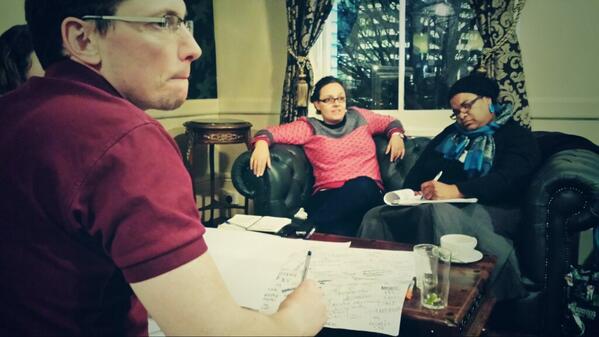 At the London Learning circle organising the community organisers!