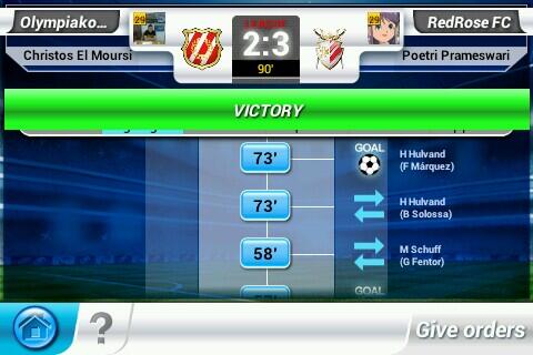 RedRoseFC's tweet photo. Nice away match. Thanks to Hulvand, super sub player.@topeleven #topeleven http://t.co/SUYOQAK8KL