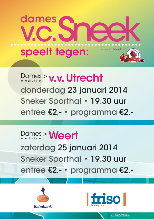 Drukte voor dames 1: donderdag- en zaterdagavond belangrijke wedstrijden op het program!