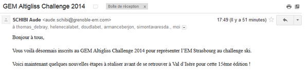 laurentdieste's tweet photo. C'est officiel, nous représenterons l'@EMStrasbourg pour la prochaine édition de l'@Altigliss ! #Ski #Altigliss http://t.co/qWJppvk6VE