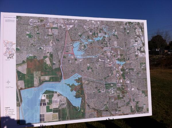 New flood map for same area. 3500 homes no longer need flood insurance 550 or so wontafter florin cr project