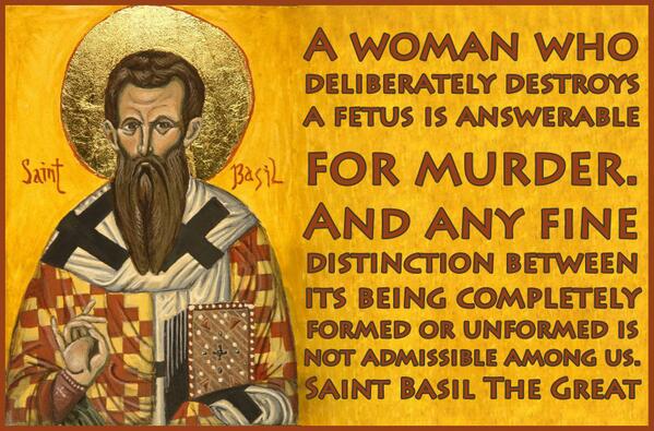 pauljosec's tweet image. #PraytoEndAbortion 
St. Basil the Great&apos;s quote on abortion. [330-379 AD]