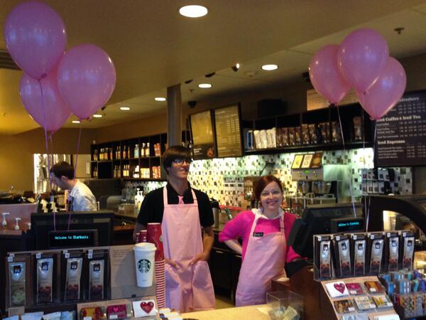 SBUXVT's tweet photo. Lake Placid practicing #r8laboulove for #LaBoulange Launch following today’s rally! @clane_chrissie @ZetaSmith http://t.co/T65yY5iuSZ