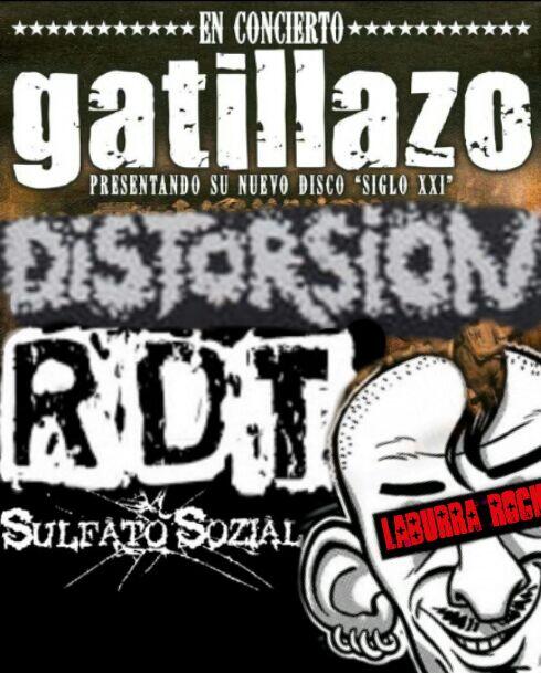 LOSGATILLAZO's tweet photo. Sábado 15 marzo pabellón piscinas de Arrubal -La Rioja- + RDT + distorsion + sulfato sozial  22.00h Laburra Rock 2014 http://t.co/k56fecwJgW