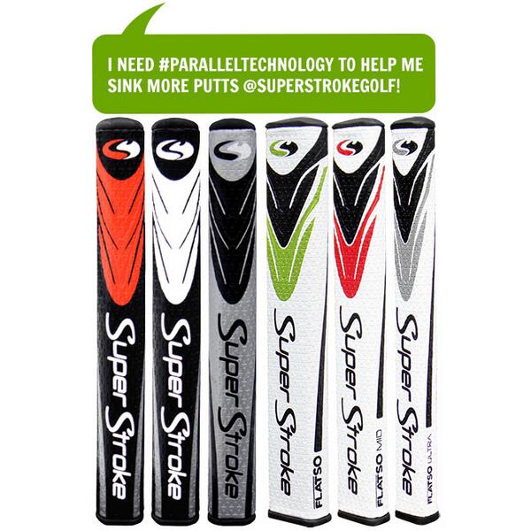 SuperStrokeGolf's tweet photo. Tweet why you need #paralleltechnology to improve your putting for a chance to win a grip in one of our new colors! http://t.co/oEDiW0pZKT