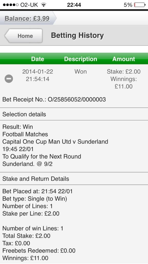 Brad_Coz22's tweet image. Cheeky 2 quid on Sunderland to qualify returned 11! #MidweekWin #Bets #PaddyPower