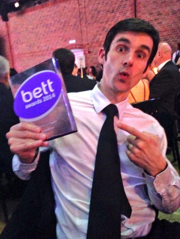 thebantin's tweet image. A well turned out @gradders posing with the @groupcall #bettawards silverware. All very chuffed.