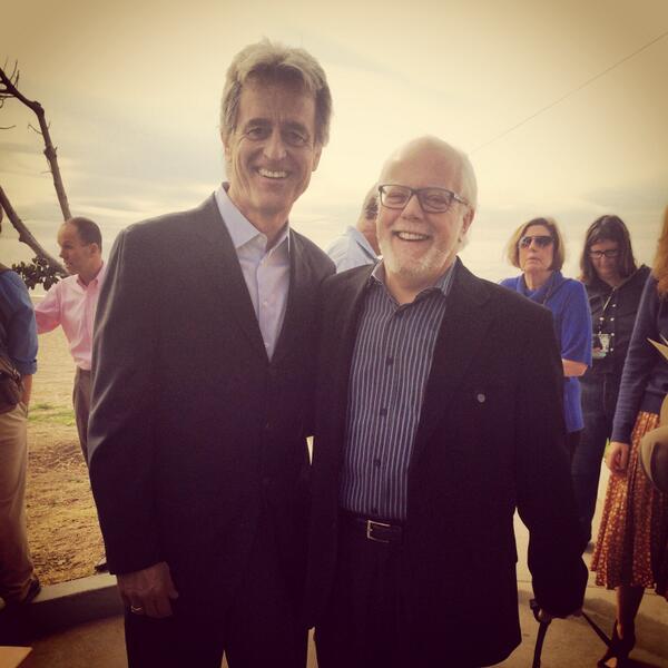 carlbendix's tweet image. @carlbendix with @bobbyshriver at his press conference announcing his run as the 3rd district Supervisor.