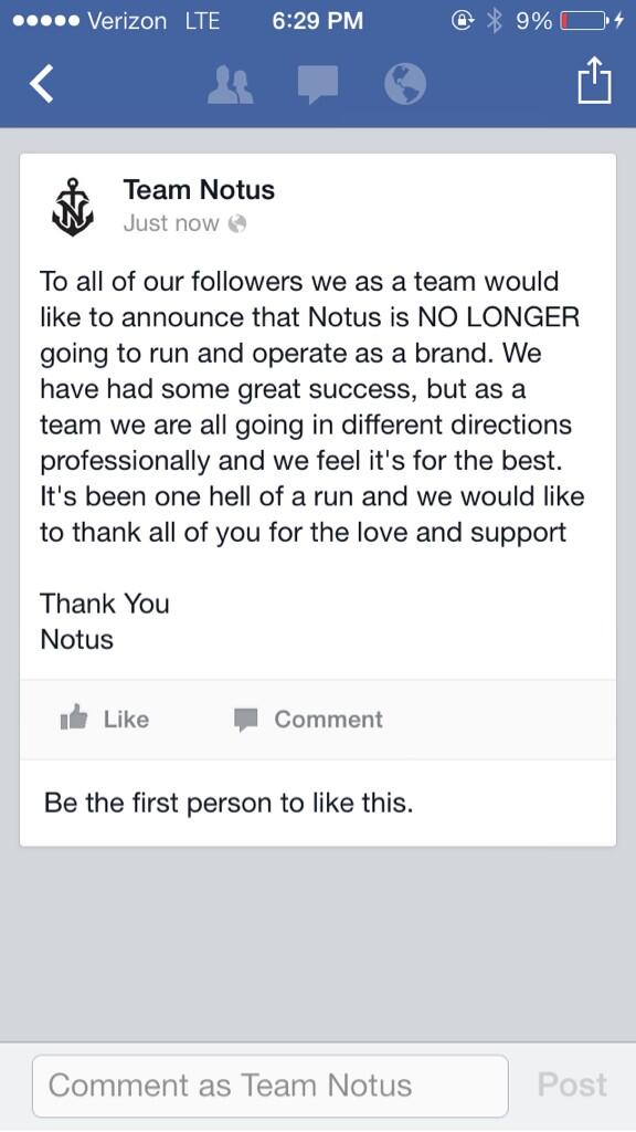 TeamNotus's tweet image. To all of followers and supporters --