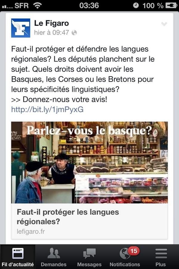 pcuignache's tweet photo. Parler le #basque ? http://t.co/zmluta9WjQ
@guidepaysbasque @PaysBasque64 http://t.co/7Pn6LQ1FSo