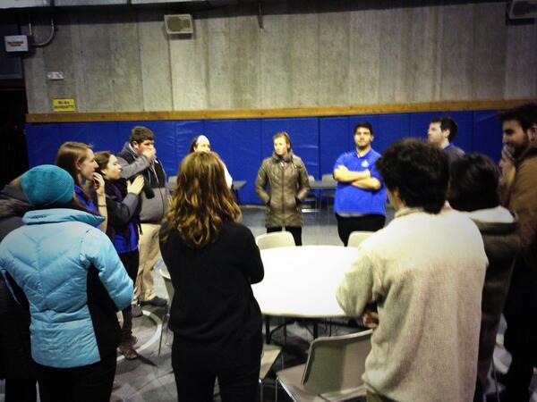 MUservelearn's tweet image. The service learning team recaps the night!