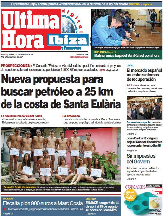 periodicibiza's tweet photo. #BuenosDías, #Eivissadiuno hoy en nuestra portada http://t.co/jcTIG4DJ9K