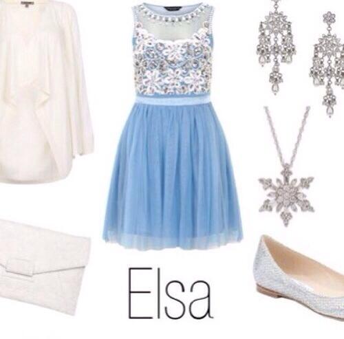 elsa inspired outfit