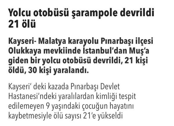 canyilmaz1's tweet photo. Yazık, insan canına...Gün berbat başladı.. Allah rahmet eylesin. http://t.co/Xqrb9ijGx6