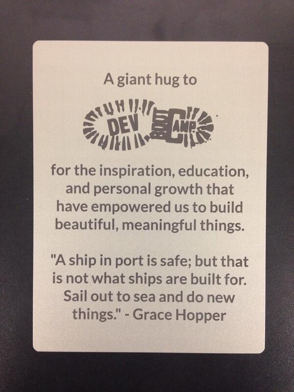 _ejallday_'s tweet image. @davehoover @devbootcamp this plaque is mounted in the @SWOTBotOrg  computer lab:) #swotbot