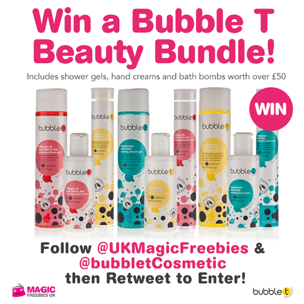 UKMagicFreebies's tweet photo. #WIN a Beauty Bundle! Follow @UKMagicFreebies &amp; @bubbletCosmetic then Retweet to Enter! T&amp;C http://t.co/bGshkWlKqS RT http://t.co/edk9DLExD1